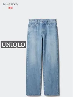 k0020 小さめサイズ UNIQLO ストレートジーンズ ブルー