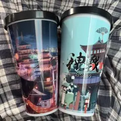 超かぐや姫　ドリンクカップホルダー ツクヨミver. 神戦ver. 2種