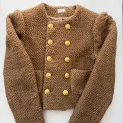 cygne ツイードジャケット 美品 Cygne シャギーツイードジャケット - メルカリ