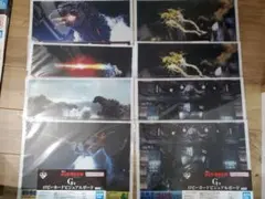 一番くじ ゴジラ 怪獣乱舞　G賞 ロビーカードビジュアルボード 8枚セット