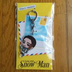 이와모토 테루 아크릴 키 체인 Going with Snow 남자