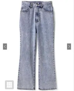 ハイウエストセミフレアデニム￼パンツ cu289のサムネイル