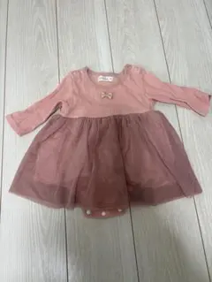 conoco ピンク　ロンパース 70サイズ　バースデー