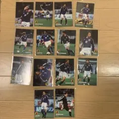 カルビー2003日本代表 サッカートレーディングカードセット　松田直樹　中田浩二