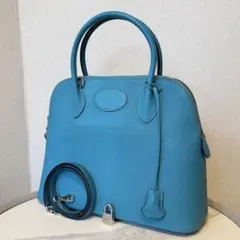 HERMES エルメス ボリード31 ブルージーン&ロデオPMローズアザレSET 