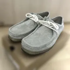【美品】クラークス・ワラビー ローカット　グレー