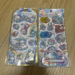 平成レトロ　あわあわちゃん　ウォーターシール　2枚セット