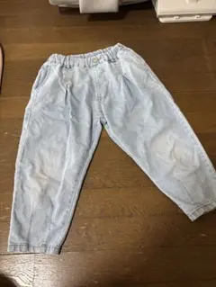 ライトブルー ウエストゴムパンツ 100cm~