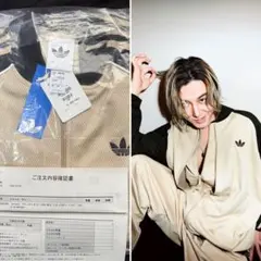 【新品未開封】藤井風 アディダス ルーズ メッシュ ジャージ KE0114 XL