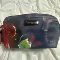 Desigual 花と蝶のポーチのサムネイル