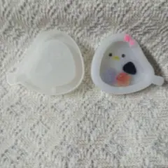 シマエナガレジンシリコンレジンモールド