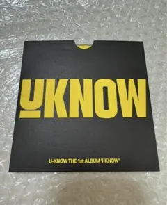 東方神起 ユノ ユンホ U-KNOW アルバム I-KNOW tabloid