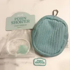 Anua非売品韓国聖水popupミラー&ポーチ&ワッペン　オリヤン