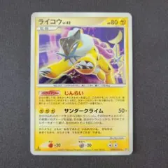 ポケモンカード ライコウ 拡張パック ひかる闇 DP3 DPBP#293 - メルカリ