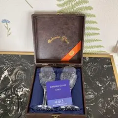 お値打ち大幅値引きセール中ボヘミアペアクリスタルグラスLASKA