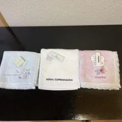 ハンドタオル ロイヤルコペンハーゲン ローラアシュレイ レノマ 3枚