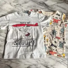 スヌーピー Tシャツ 2枚セット 100cm