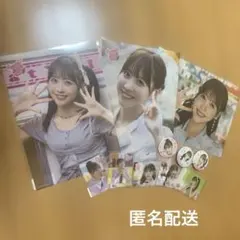 すきくじ　櫻井優衣　クリアポスター　クリアカード　缶バッジ　セット