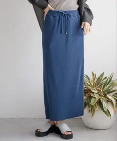 LOWRYS FARM ローリーズファーム カットリブ タイトスカート