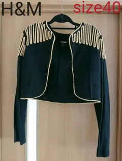 H&M ショートジャケット ボレロ/size40