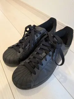 adidas superstar トリプルブラック　27cm