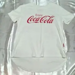 Coca-Cola コカコーラ ロゴプリント Tシャツ ホワイト GU
