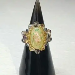 No.3902 ビーズリングハンドメイド(13～15号)