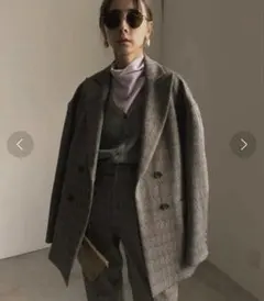 AmeriMEDI LILY JACQUARDゴールド ダブルブレストジャケット - メルカリ