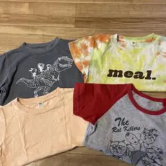 子供用Tシャツセット（恐竜・タイダイ柄）100のサムネイル