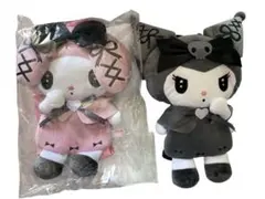 真夜中のメロクロ ぬいぐるみリュック 4 マイメロディ ♡ クロミ　2種セット