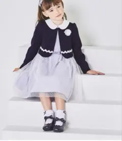 ぽ*。様 【1度のみの着用】130cm チュールレースアンサンブル CHOPIN