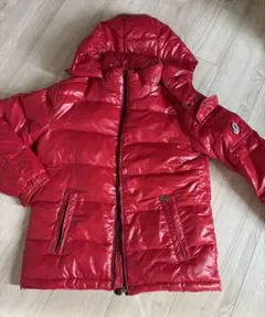 専用　BOLINI フード付きレッドダウンジャケット 46