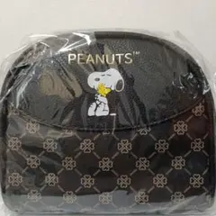 PEANUTS スヌーピーポーチ 黒