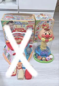 【非売品付き】アンパンマン 光るくるコロタワー