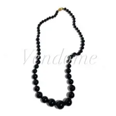 Vendome ネックレス ブラックビーズ グラデーションのサムネイル