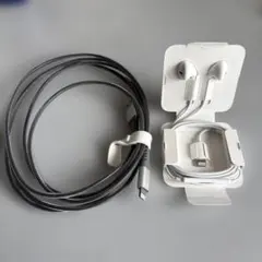 Apple純正有線イヤフォンセットと充電コード