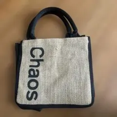 新品　未使用品　Chaos ジュートトートバッグ 小型