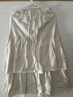 RYSR 象牙白 ティアード裙 F碼