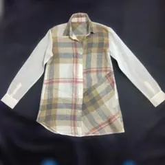 m24047★Gabardine K.T麻タイプアシメトリーチュニック前開き★9のサムネイル