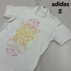adidas 여성 골프웨어 모의 목 반팔 셔츠 S