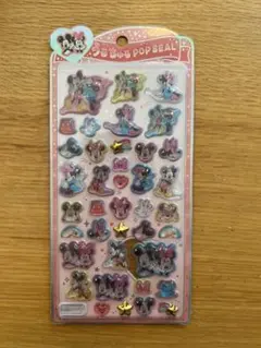 うるちゅるポップシール　ミッキー　ミニー