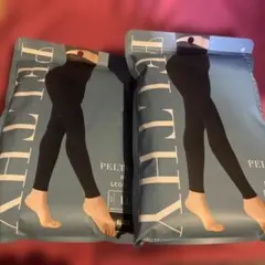 骨盤エイジングケア⭐︎ PELTHY 着圧レギンス ブラック LLサイズ ２組