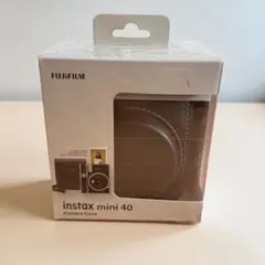 新品未開封FUJIFILM instax mini 40 カメラケース ブラウン