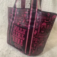 DOLLY GIRL BY ANNA SUI トートバッグ　総柄　ピンク