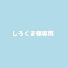 しろくま様専用ページ