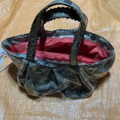OLIVE des OLIVE ハンドバッグ ヘリンボーン ドット柄のサムネイル