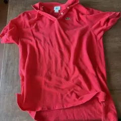 LACOSTE classic fit ラコステ ポロシャツ レッドxl