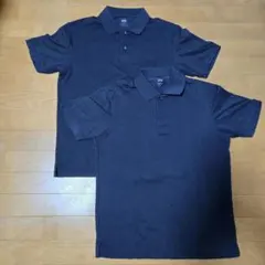 ネイビー ポロシャツ 2枚セット