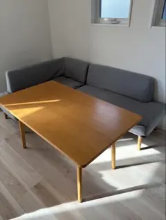 【1/9〜12直接引取限定】unico SULA ソファダイニング3点セット