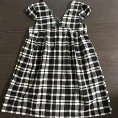 120 プティマイン　チェック柄ワンピース